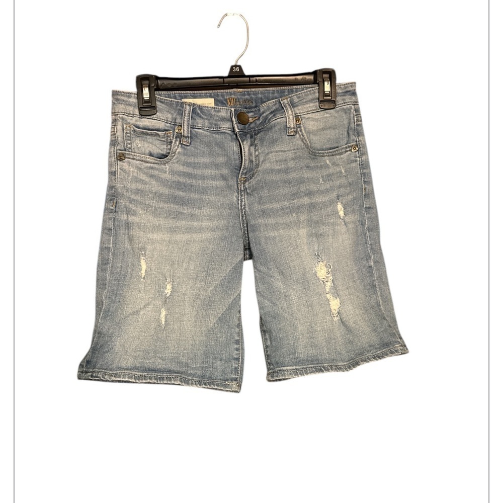 KUT Women's Distressed Denim Shorts size 4